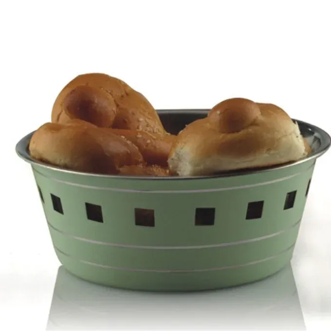 Colored Regular Bread Basket with Square Cutting