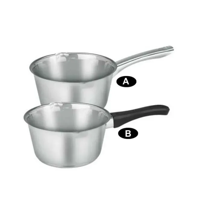 Encapsulated Conical Milk Pan with 2 Mouth