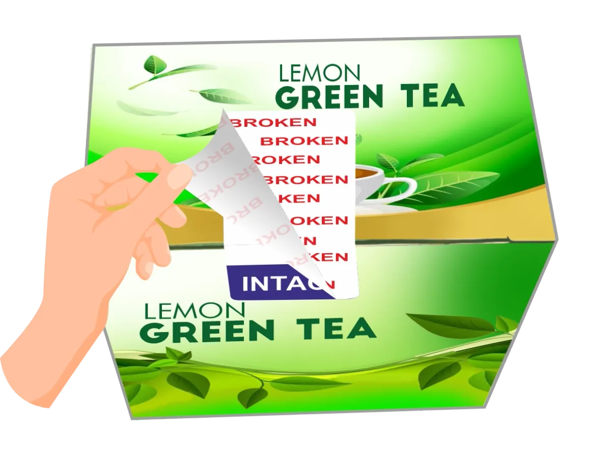 Anti-counterfeit Label with QR Code