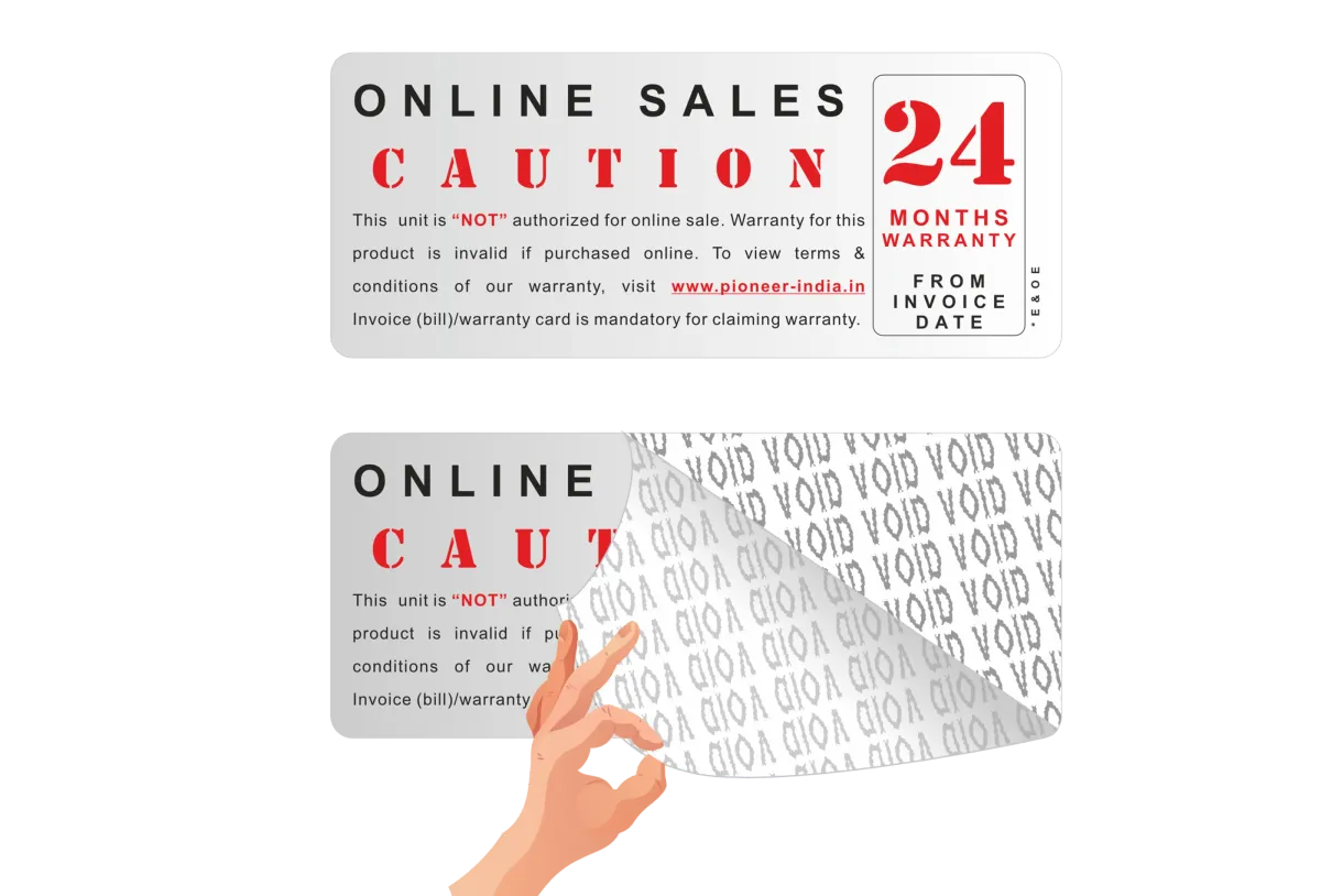 Tamper Proof Label