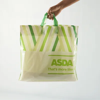 Sustainable Soft Loop Bags Made with Recycled Plastic