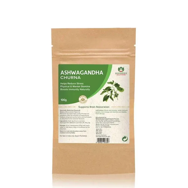 Ashwagandha Churna - For Stress Relief (100gms Pack)
