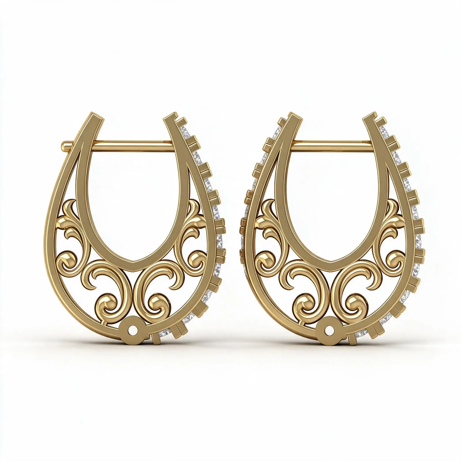 The Majestic Uffizi Diamond Hoops Earring