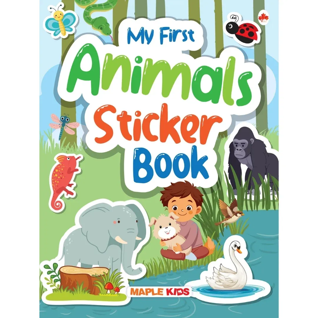 My First Sticker Book Animals for Toddlers | Ages 2-5 | Maple Press
