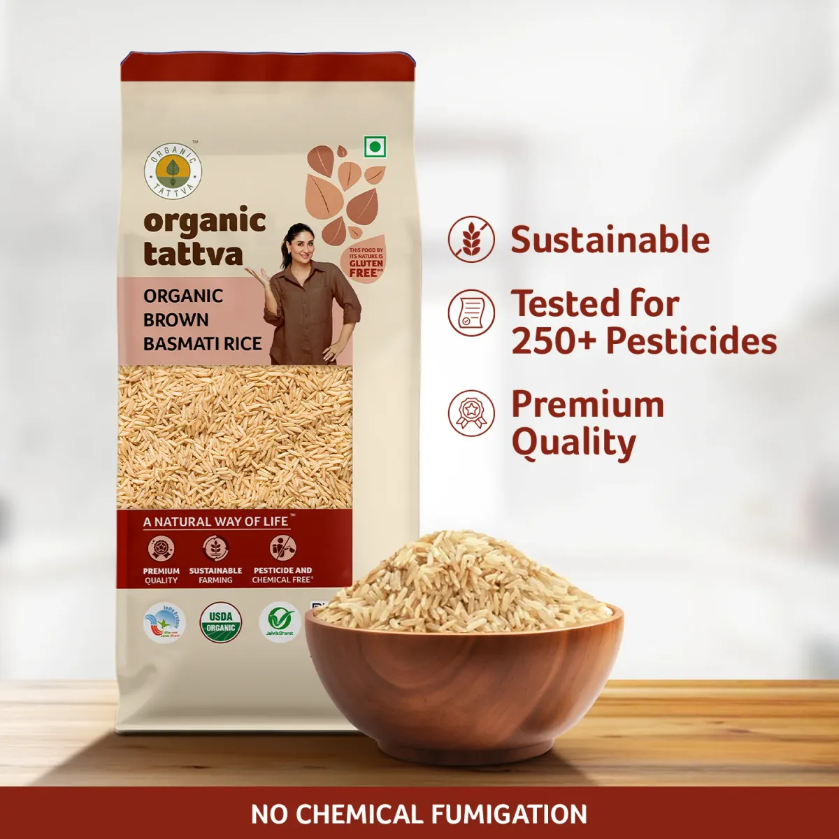 Organic Brown Basmati Rice