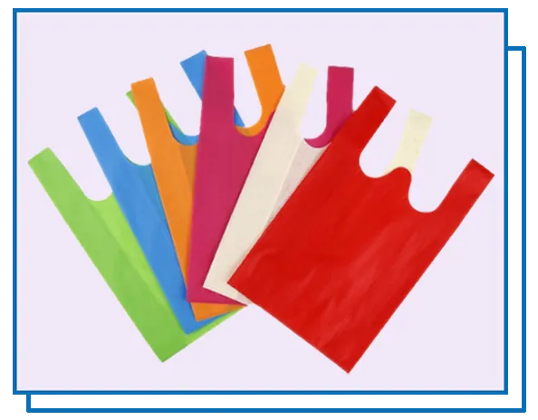 W Cut Non-Woven Bags