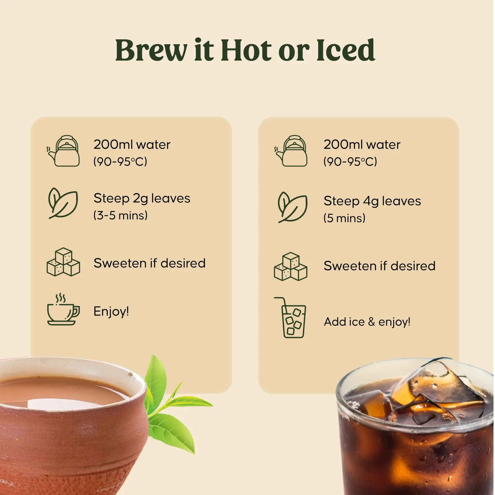Mittal Teas Calming Peach Chamomile Green Tea | 20 Eco Friendly Pyramid Bags | 40 GM view 4
