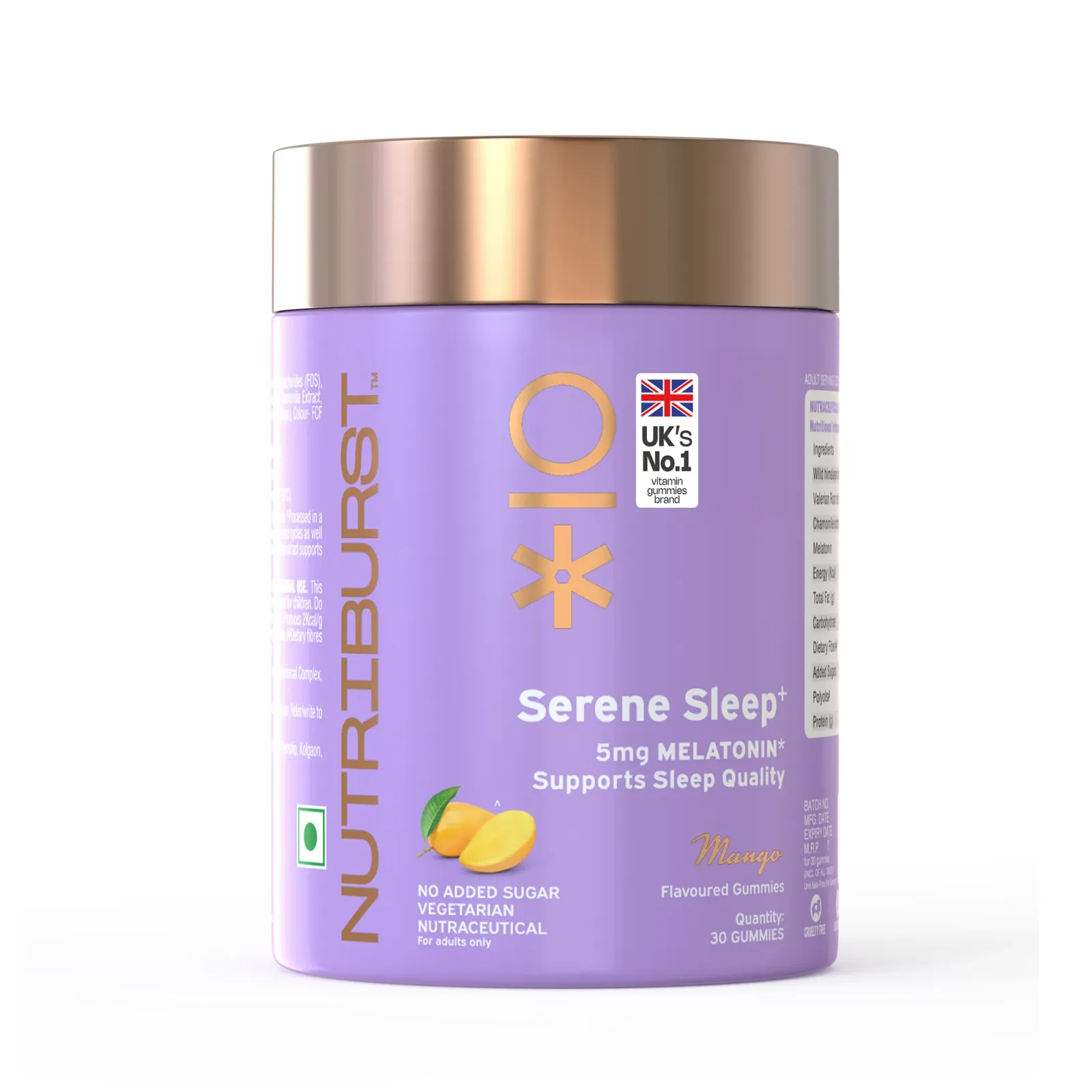 Nutriburst Serene Sleep Gummies with Melatonin - Cashkaro