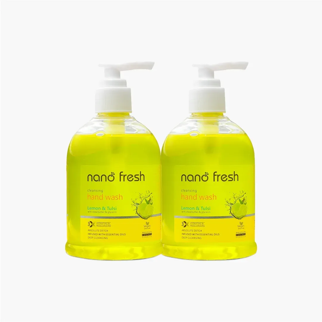 Nano Fresh Lemon and Tulsi Cleansing Hand Wash combo Pack