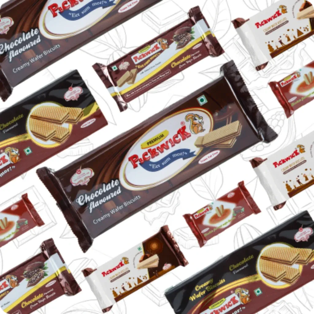 Chocolate Flavoured Wafer Biscuits view 2