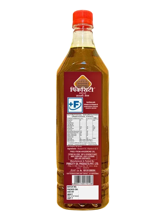 Pink city Wellness Wooden Cold Pressed Mustard Oil 2 Litre view 2