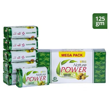 Nature Power Beauty Soap (Herbal Bundle) - 125 gm
