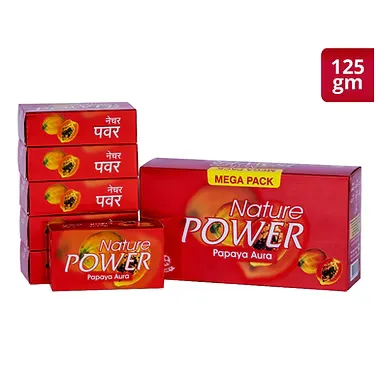 Nature Power Beauty Soap (Papaya Bundle) - 125 gm