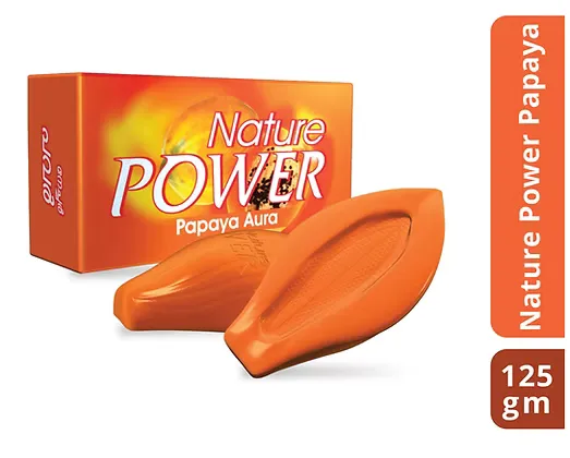 Nature Power Beauty Soap (Papaya) - 125 gm