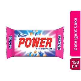 Active Power Detergent Cake (Pink) - 150 gm