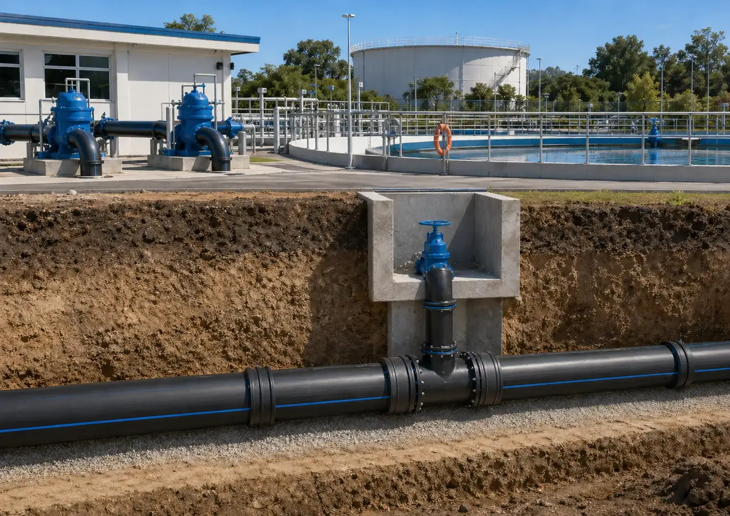 HDPE PIPES (Water Conveyance) view 2