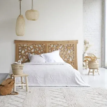 Handicraft Mango Wood Headboard – PRITI view 2
