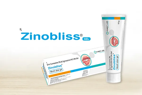 Zinc Carnosine 2% w/w & Lignocaine 2% w/w Mouth Ulcer Gel