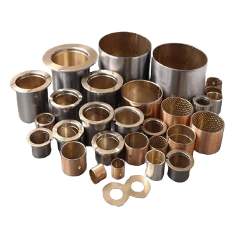 Bushings for track rollers, boom tube, end shackle