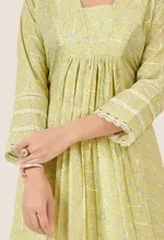 Light yellow cotton co-ord set view 6
