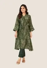 Hunter green simar Co-ord Set view 6