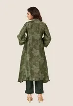 Hunter green simar Co-ord Set view 7