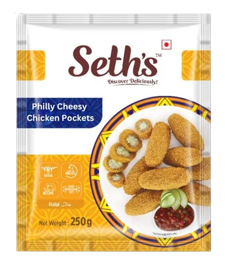 Philly Cheesy Chicken Pockets