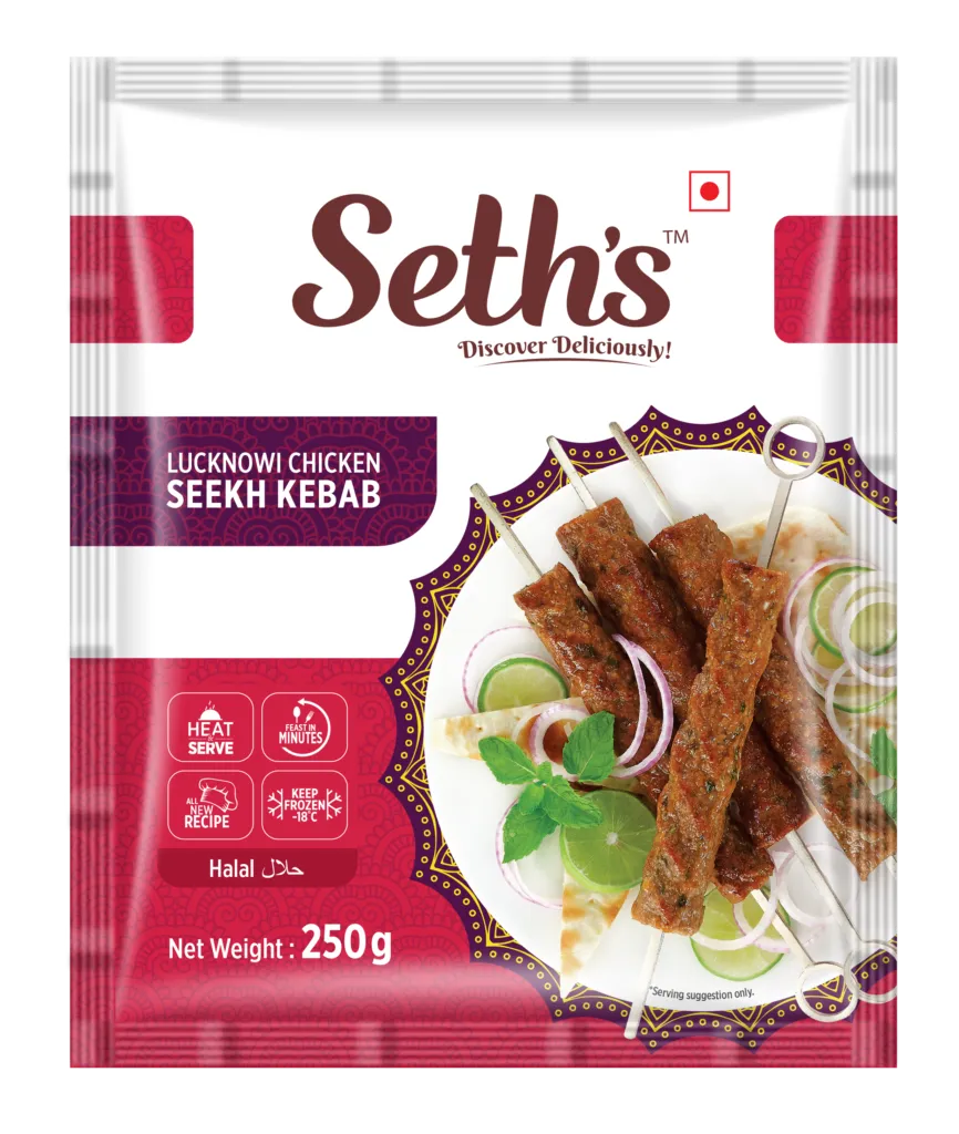 Lucknowi Chicken Seekh Kebab