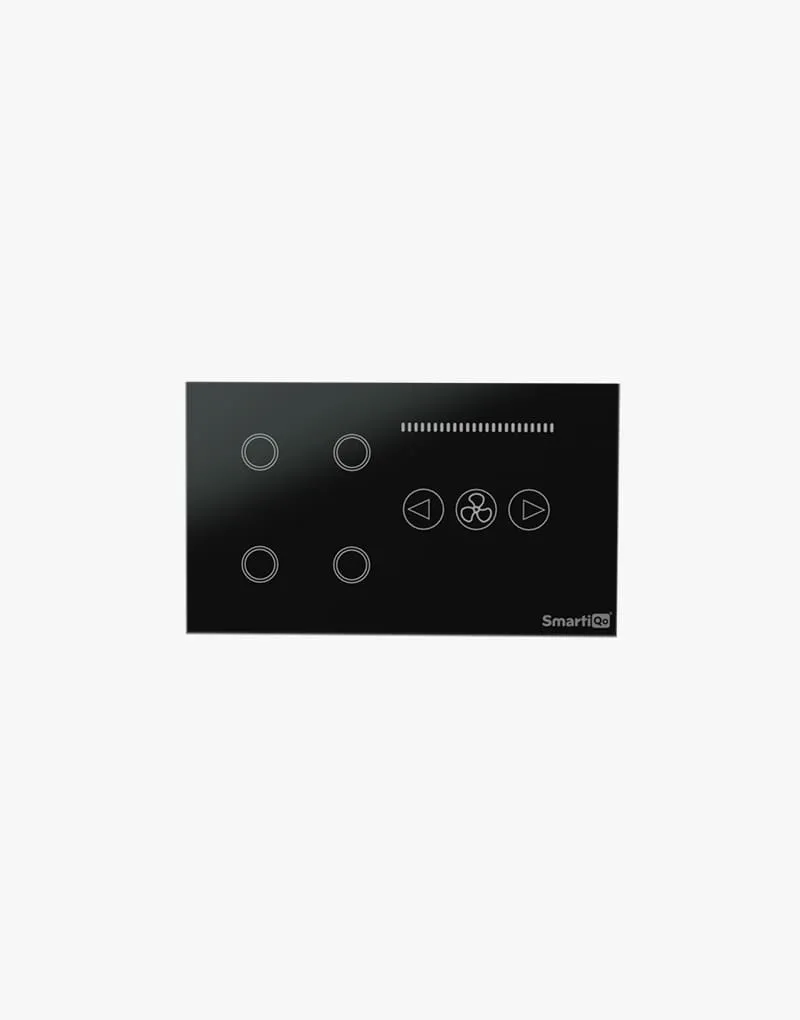 Glass Panel 4 Touch Switch & Fan