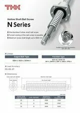 Hollow shaft ball screw N series