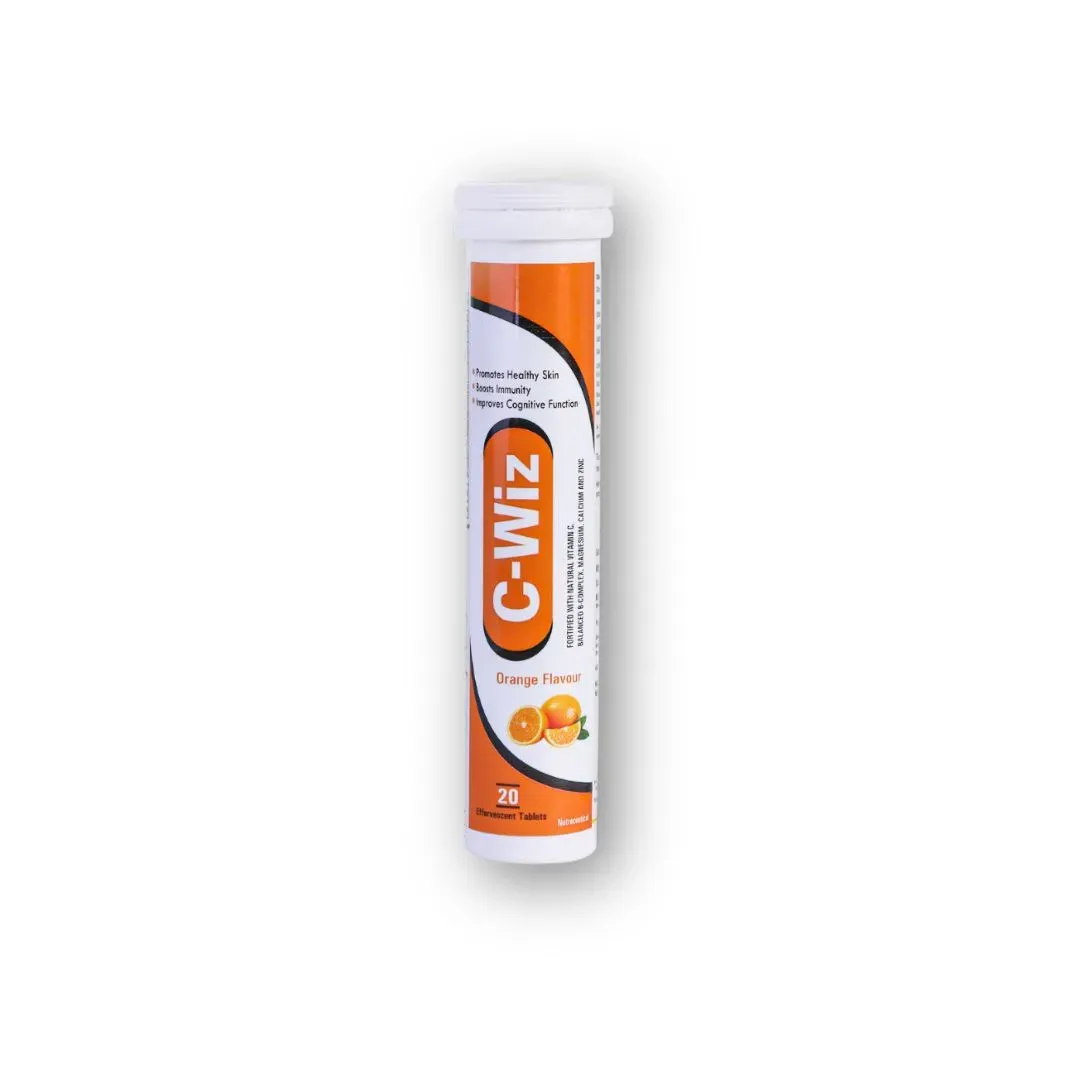 C-Wiz – Immunity Booster Orange Flavoured 20 Effervescent Tablets