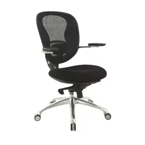 AeroFlow Mesh Ergonomic Office Chair – Onyx Black