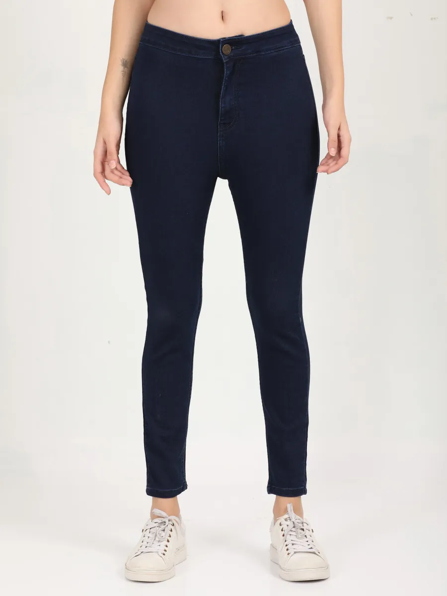 Skinny Indigo High Waist Jeans Ankle Fit