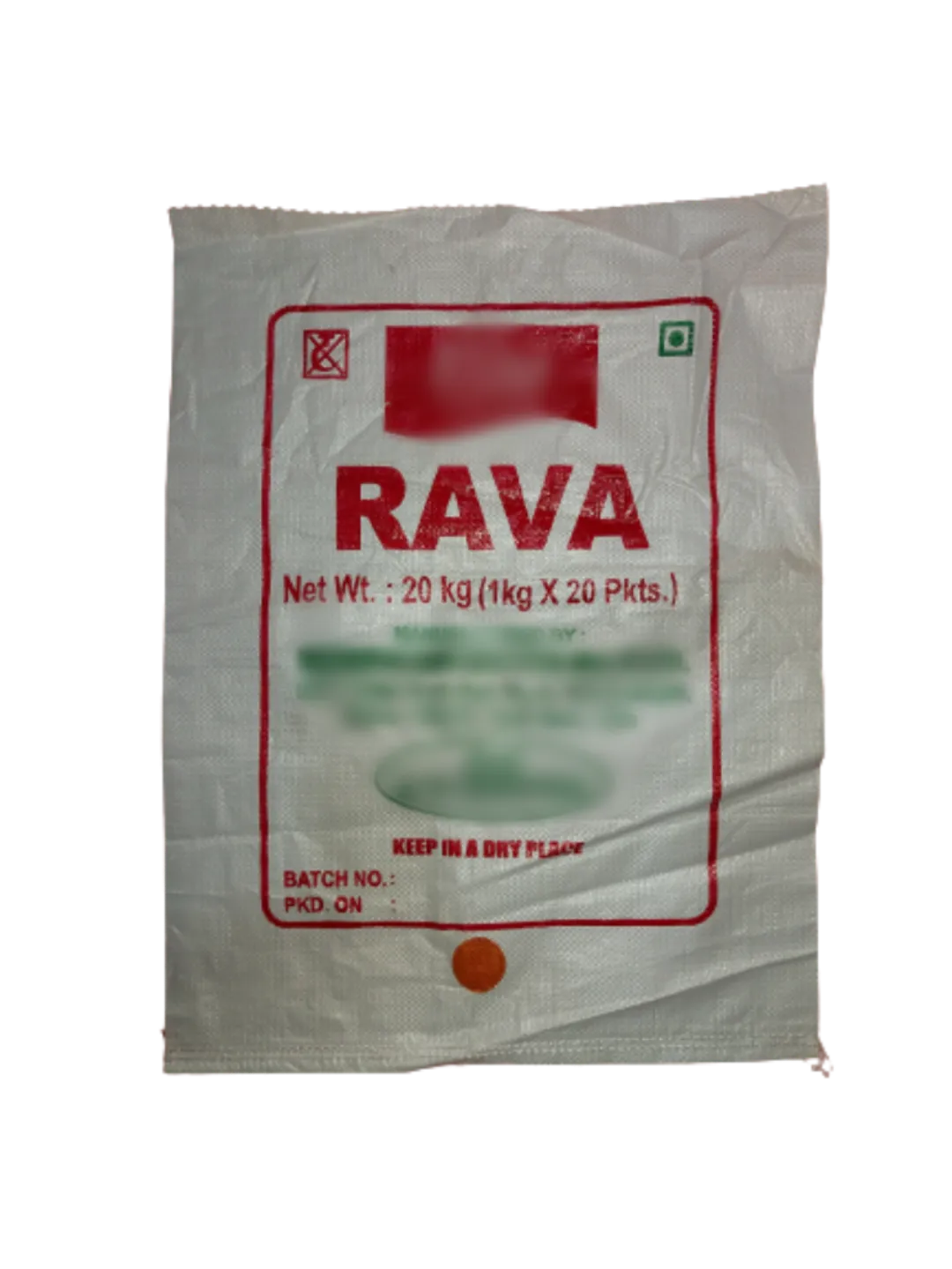 Normal bags with food grade liners