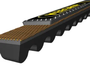 Raw Edge Cogged Belts