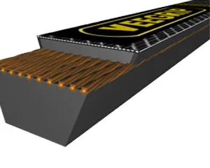 Raw Edge Laminated Belts