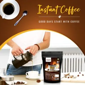 AMAZON Gold Pure Coffee Powder | 100%...